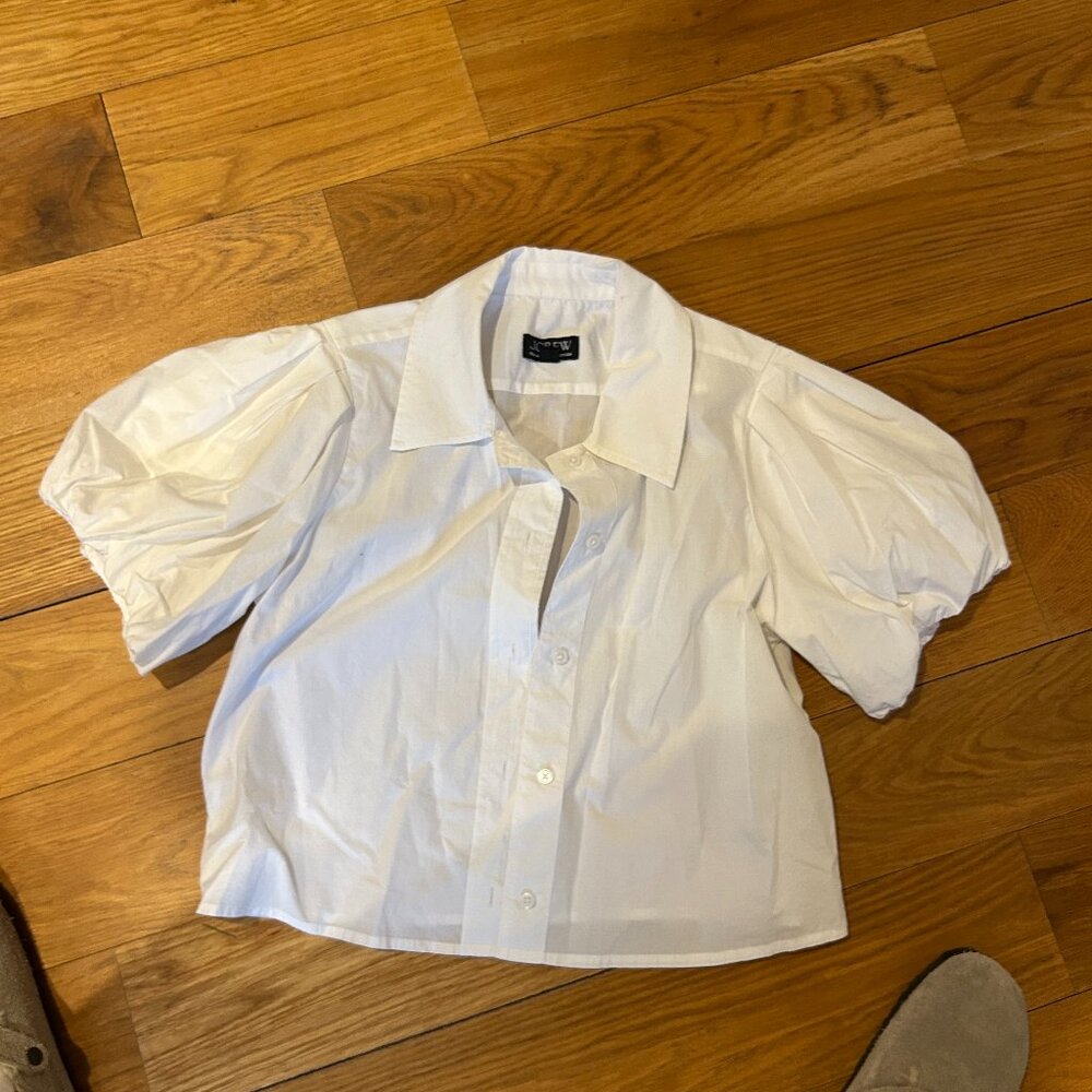 J Crew puff sleeve blouse